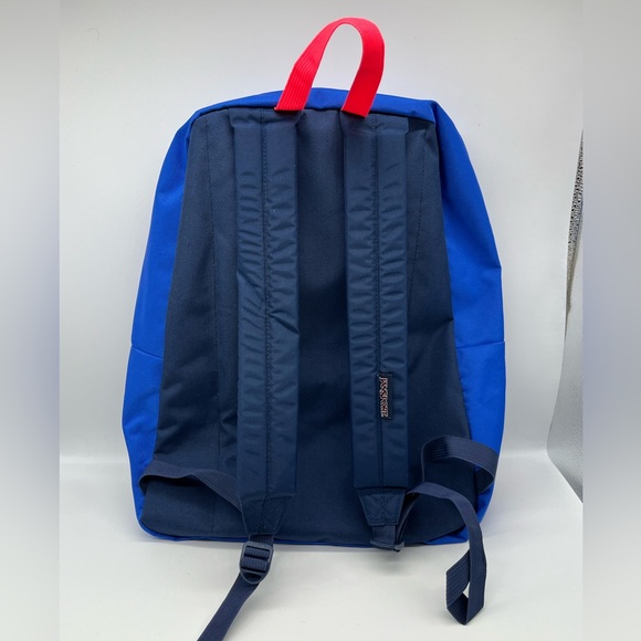 JanSport T501 SuperBreak 100% Authentic School Backpack Bue Block - Picture 2 of 7